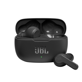 JBL Wave 200TWS - Black - True Wireless Earbuds - Hero Image of JBL Wave 200TWS